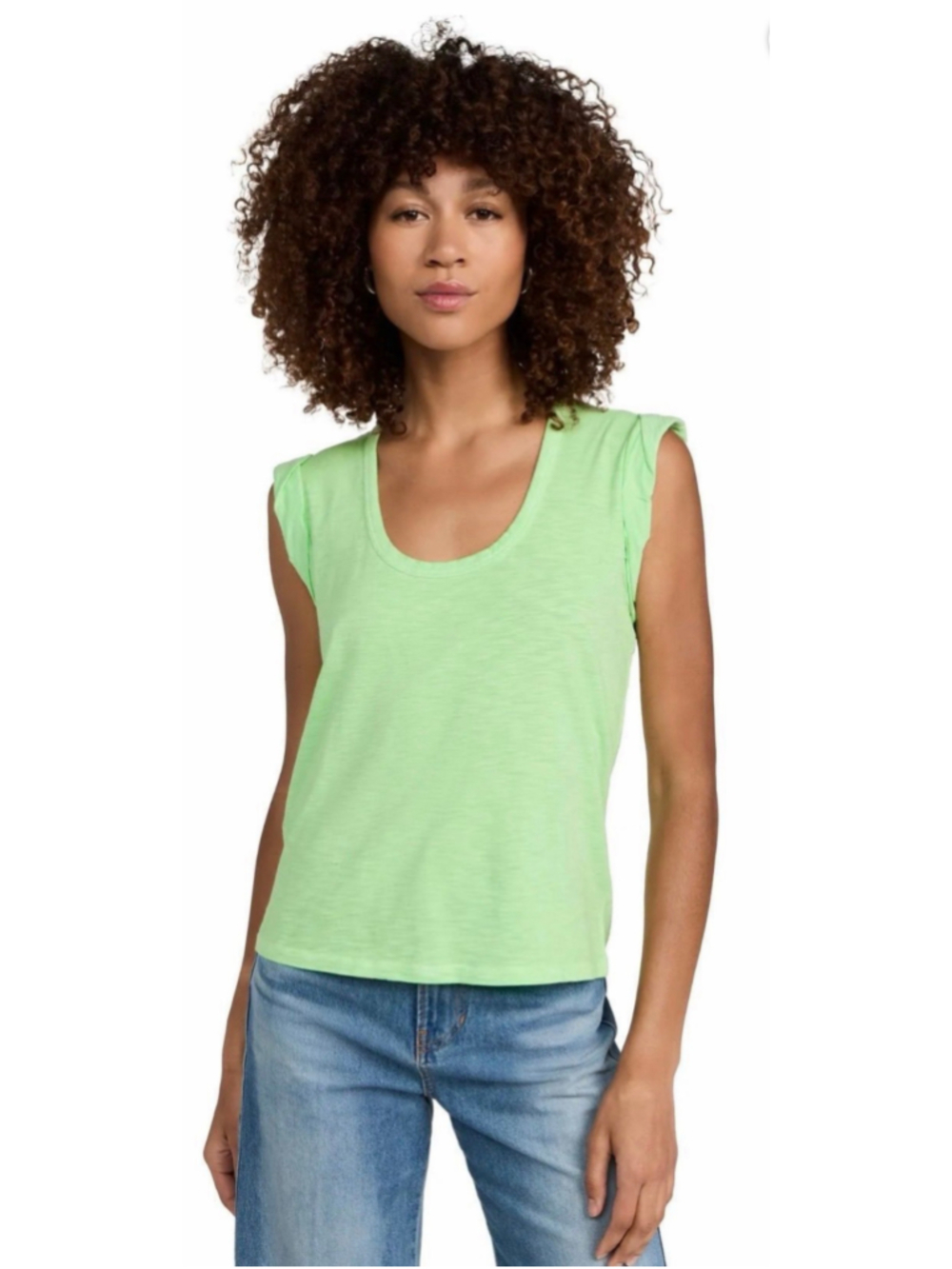 Veronica Beard Jean Tank Top Size M Green